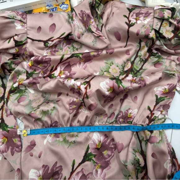 🆕 BRONX & BANCO 🧿 NWOT Noel Sakura Long Sleeve Mini Dress - Size S / US 4 - Picture 16 of 16